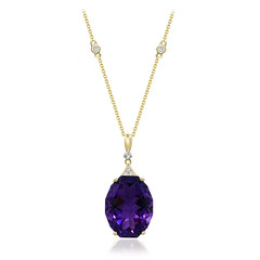 Collana in oro con Ametista