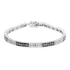 Bracciale in argento con Spinello Nero