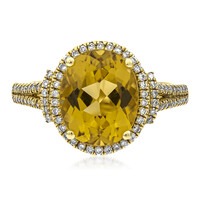 Anello in oro con Berillo Imperiale (AMAYANI)