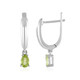 Orecchini in argento con Peridoto