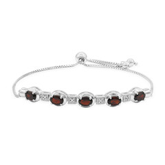 Bracciale in argento con Granato