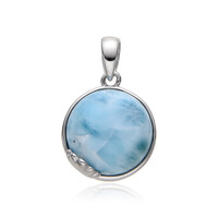 Ciondolo in argento con Larimar