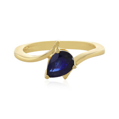 Anello in argento con Zaffiro Blu del Madagascar