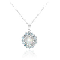 Collana in argento con Opale di Welo