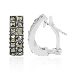 Orecchini in argento con Marcassite