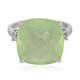 Anello in argento con Prehnite