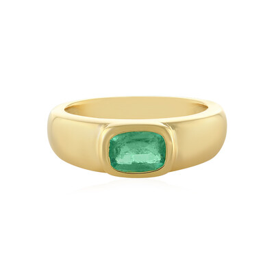 Anello in argento con Smeraldo Russo