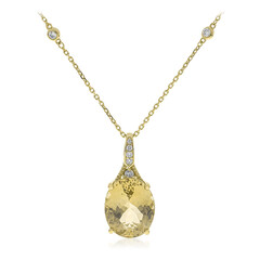 Collana in oro con Tormalina Neon del Congo (CIRARI)