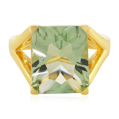 Anello in argento con Ametista Verde