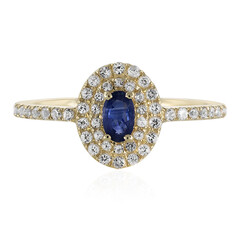 Anello in oro con Zaffiro Blu (Adela Gold)