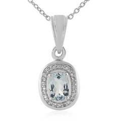 Collana in argento con Acquamarina