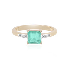 Anello in oro con Smeraldo Etiope