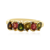 Anello in argento con Tormalina