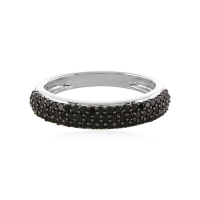 Anello in argento con Spinello Nero