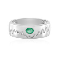 Anello in argento con Smeraldo Russo (de Melo)
