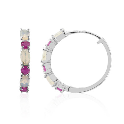 Orecchini in argento con Opale di Welo