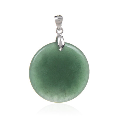 Ciondolo in argento con Avventurina Verde