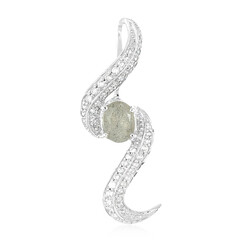 Ciondolo in argento con Labradorite