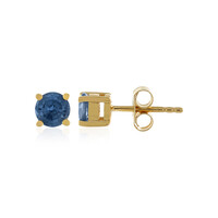 Orecchini in argento con Zaffiro Blu