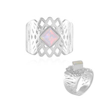 Anello in argento con Opale di Welo AAA (de Melo)