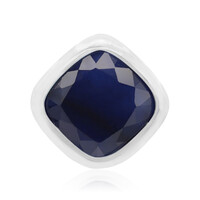 Ciondolo in argento con Zaffiro Blu