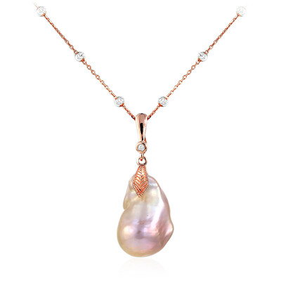 Collana in argento con Perla Ming (TPC)