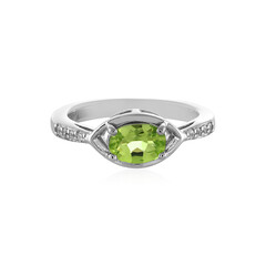 Anello in argento con Peridoto