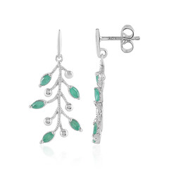 Orecchini in argento con Smeraldo Socoto