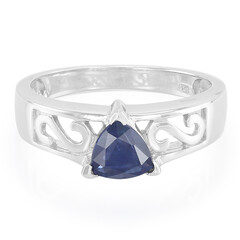 Anello in argento con Zaffiro di Laos