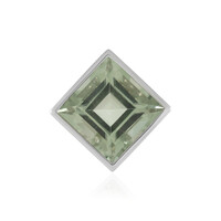 Ciondolo in argento con Ametista Verde
