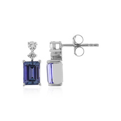 Orecchini in argento con Tanzanite (non riscaldata)
