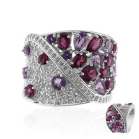 Anello in argento con Ametista