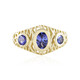 Anello in oro con Tanzanite AAA (Ornaments by de Melo)