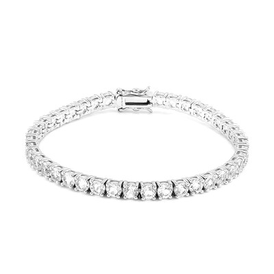 Bracciale in argento con Topazio Bianco