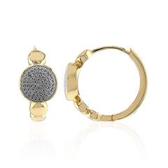 Orecchini in argento con Diamante I3 (I)