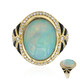 Anello in oro con Opale di Welo AAA