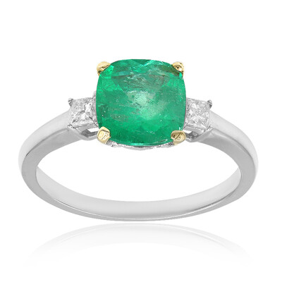 Anello in oro con Smeraldo Colombiano (CIRARI)
