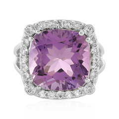 Anello in argento con Ametista Rose de France