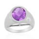 Anello in argento con Ametista Zambiana