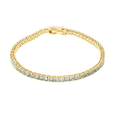 Bracciale in oro con Acquamarina Santa Maria (CUSTODANA)
