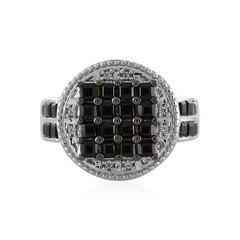 Anello in argento con Spinello Nero
