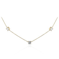 Collana in argento con Topazio Bianco