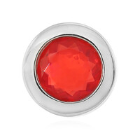 Ciondolo in argento con Opale Rosso dell'Etiopia