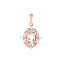 Ciondolo in argento con Morganite