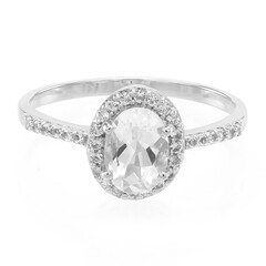 Anello in argento con Goshenite
