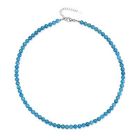 Collana in argento con Apatite Blu