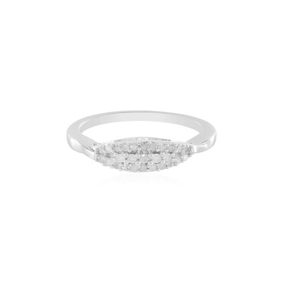 Anello in argento con Diamante I2 (I)