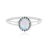 Anello in argento con Opale di Welo
