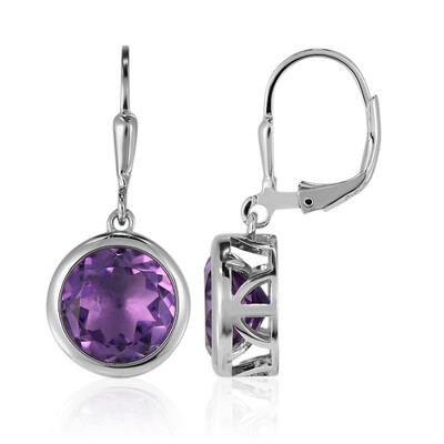 Orecchini in argento con Ametista (MONOSONO COLLECTION)