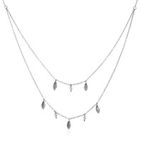 Collana in argento con Perla di Acqua Dolce (Joias do Paraíso)